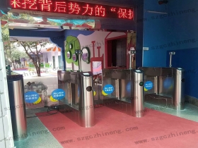 深圳某幼兒園筒機圓柱動態人臉識別案例