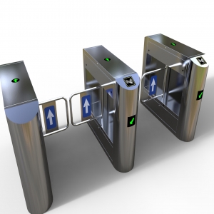 橋式圓弧斜角擺閘GCZN-T32